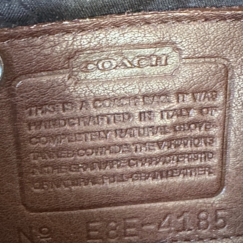 Vintage Coach brown purse